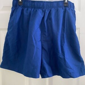 Faded Glory, Men’s Vibrant Blue Swim Shorts, large